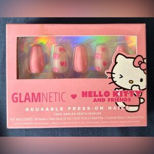 Glamnetic Hello Kitty Pink Press-On Nails